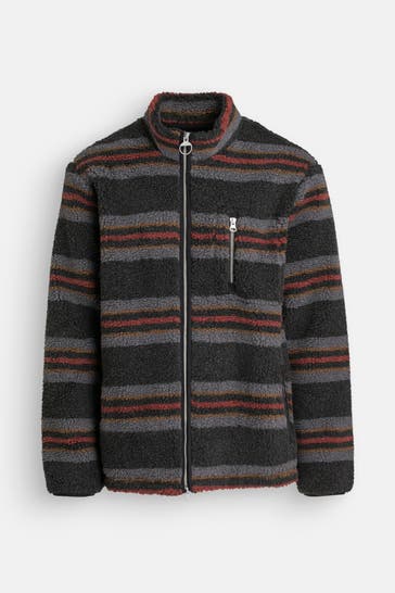 BARBOUR Fleecejacke 'Endmoor' gestreift