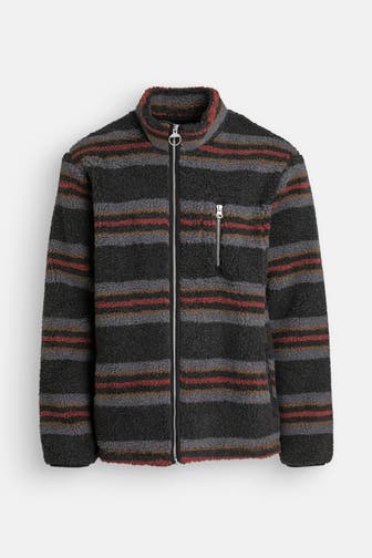 BARBOUR Fleecejacke 'Endmoor' gestreift