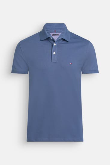TOMMY HILFIGER - Polo-Shirt azurblau