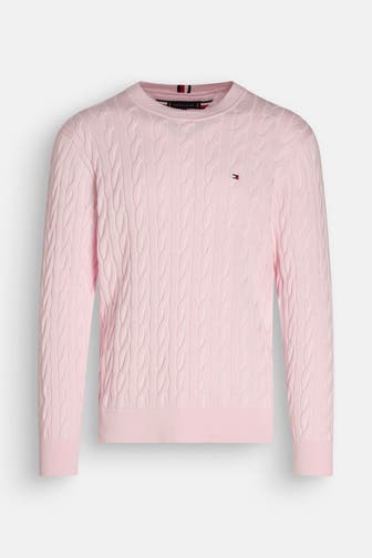 TOMMY HILFIGER Strickpullover rosa