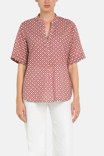 MARC O'POLO Blusenshirt gemustert