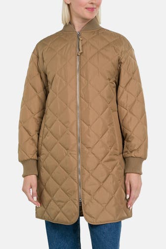 MARC O'POLO DENIM Light-Steppmantel hellbraun
