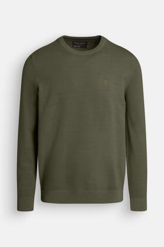 MARC O'POLO DENIM Strickpullover tannengrün