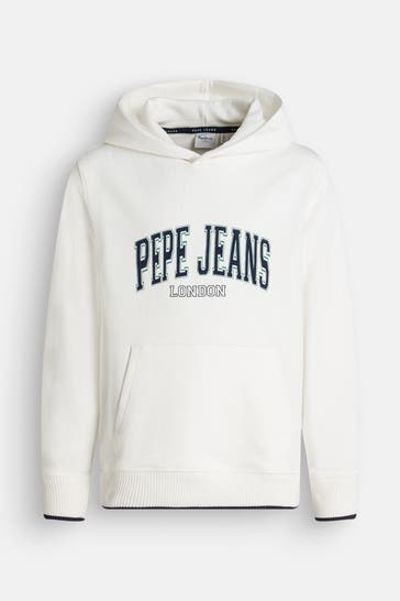 PEPE JEANS Hoodie weiß