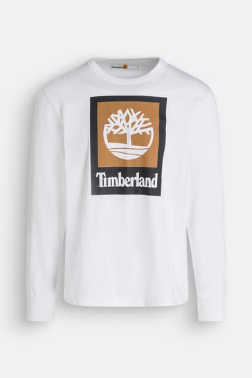 TIMBERLAND Longsleeve weiß