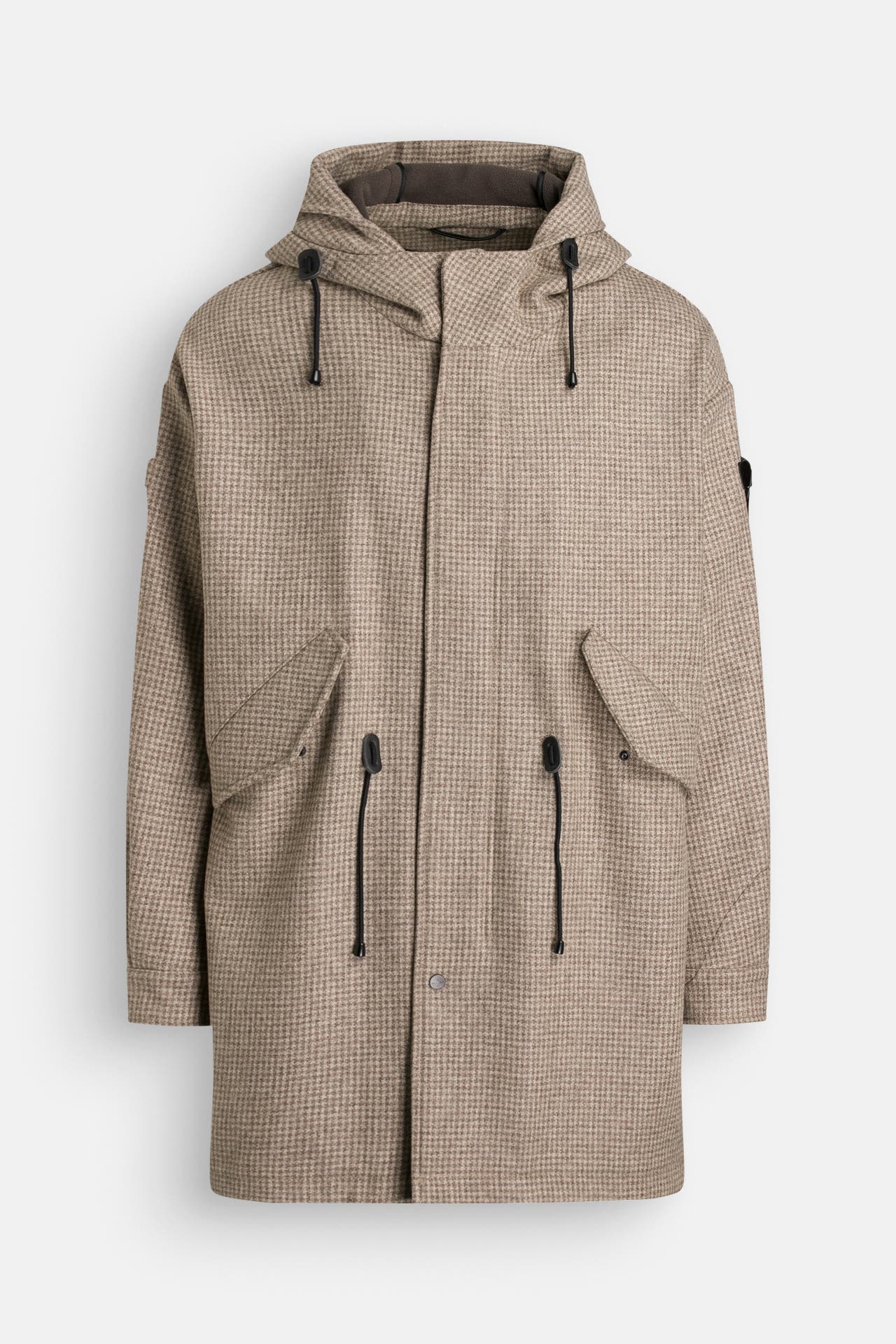 PEUTEREY Wollmix-Parka 'Maame' gemustert, Bild 1