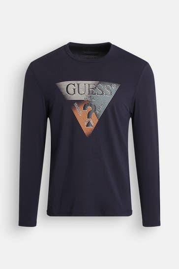GUESS Longsleeve dunkelblau