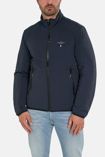AERONAUTICA MILITARE Übergangsjacke dunkelblau
