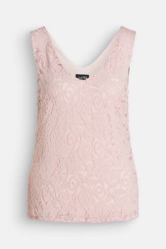 JOSEPH RIBKOFF Spitzentop altrosa