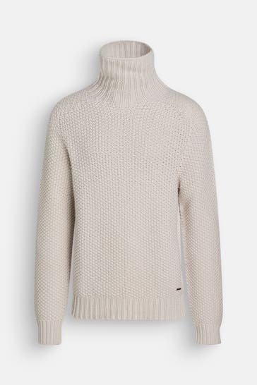ALPHATAURI Wollmix-Pullover 'Finar' beige