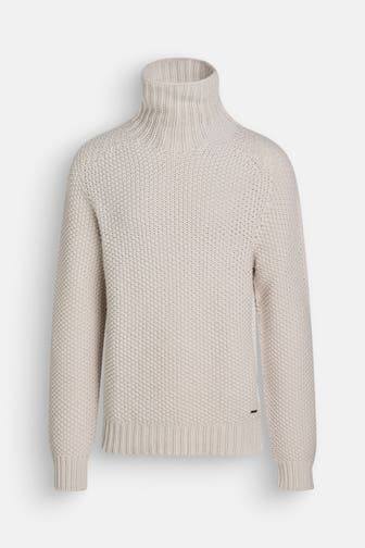 ALPHATAURI Wollmix-Pullover 'Finar' beige