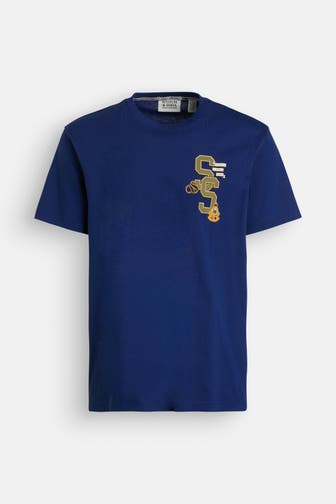 SCOTCH & SODA T-Shirt royalblau