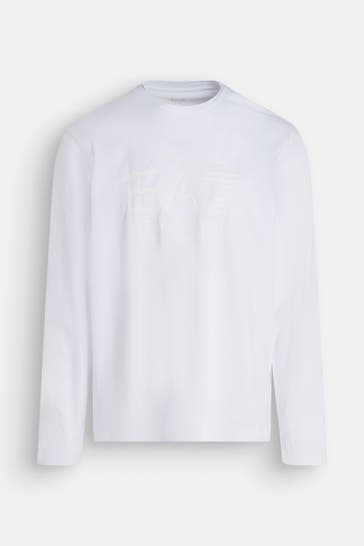 EA7 Longsleeve weiß