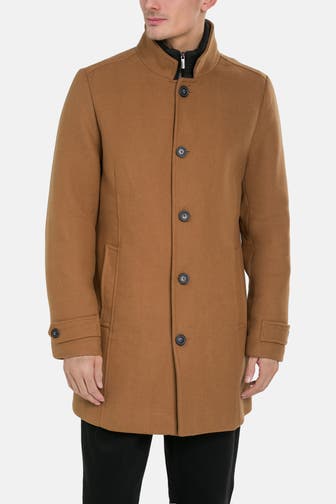 FYNCH-HATTON Wollmixmantel cognac