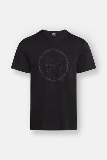 EA7 T-Shirt schwarz