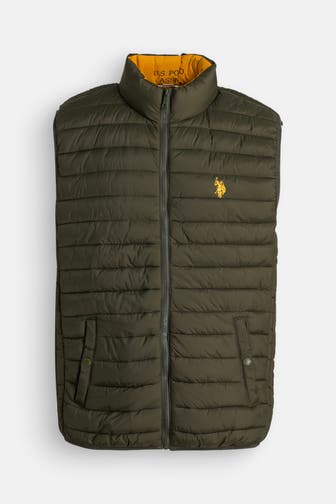 U.S. POLO ASSN. Steppweste dunkelgrün