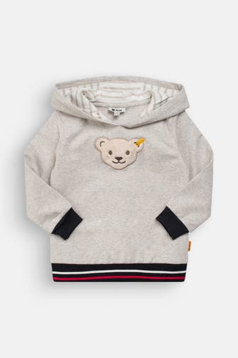 STEIFF Hoodie grau meliert
