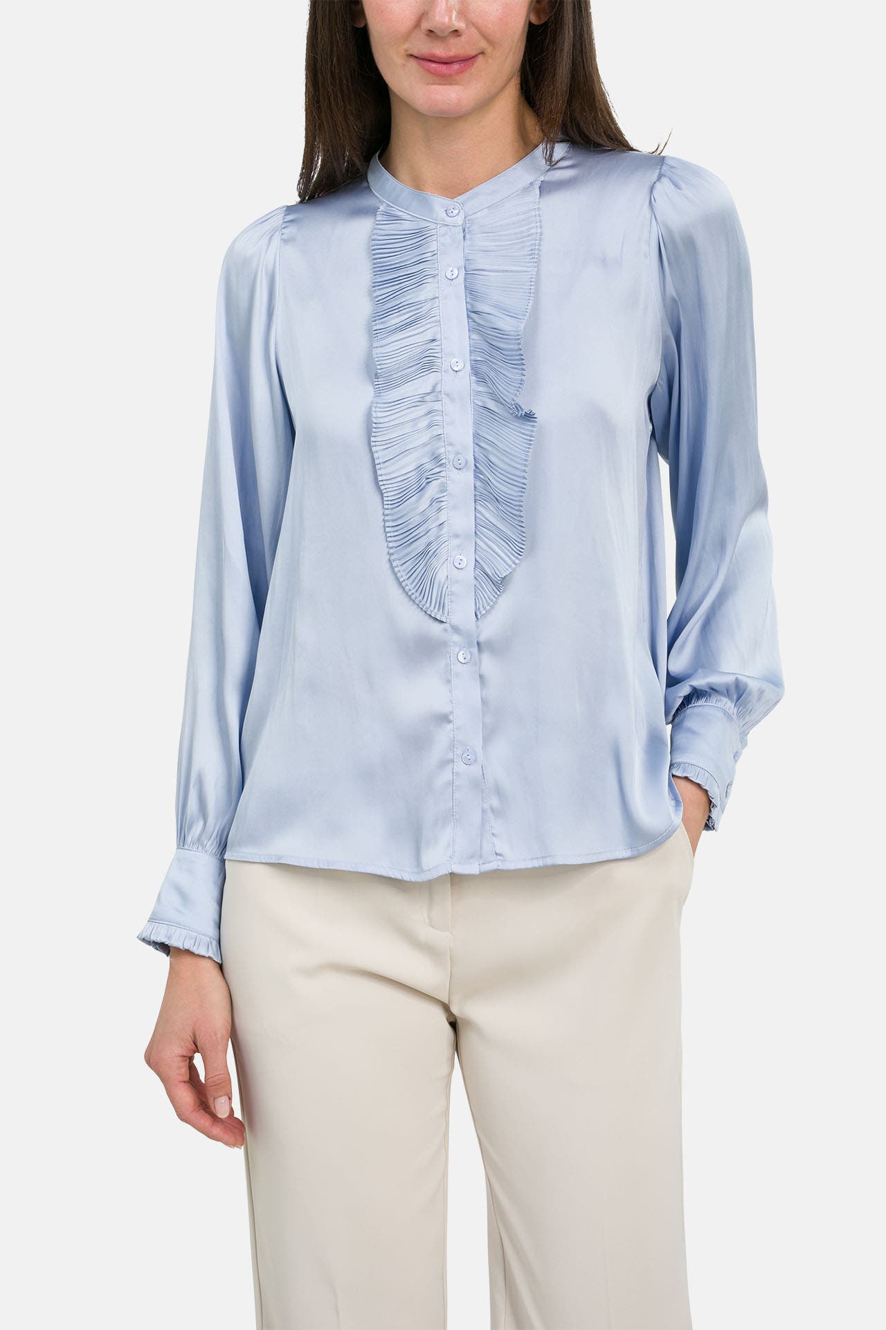 NEO NOIR Casual-Bluse 'Zola' taubenblau, Bild 1