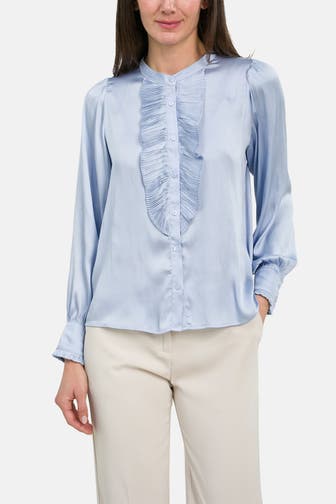 NEO NOIR Casual-Bluse 'Zola' taubenblau