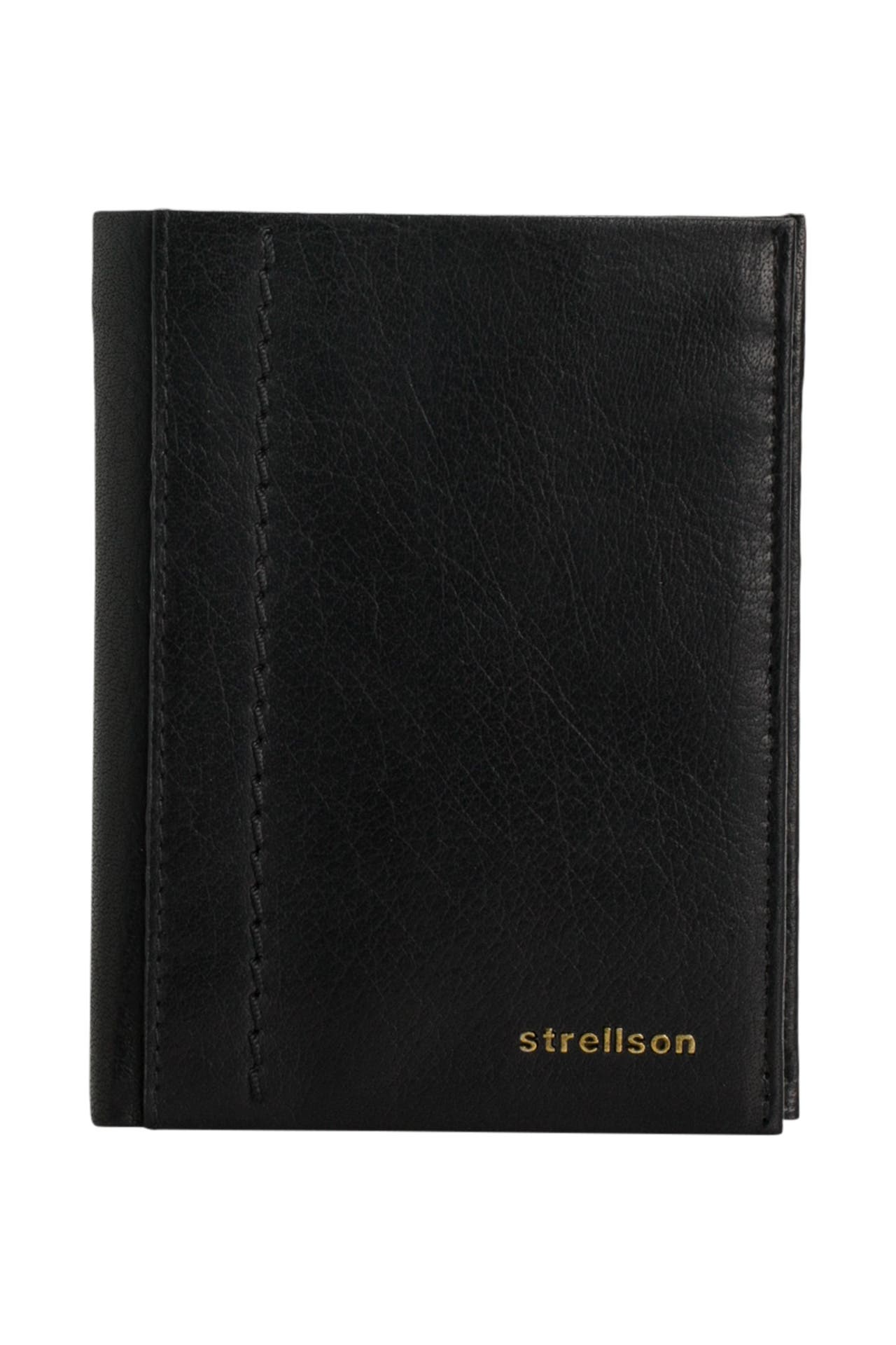 STRELLSON Ledergeldbörse 'Remy' schwarz, Bild 1