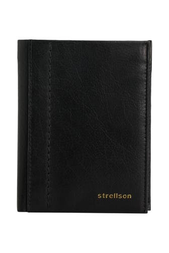STRELLSON Ledergeldbörse 'Remy' schwarz