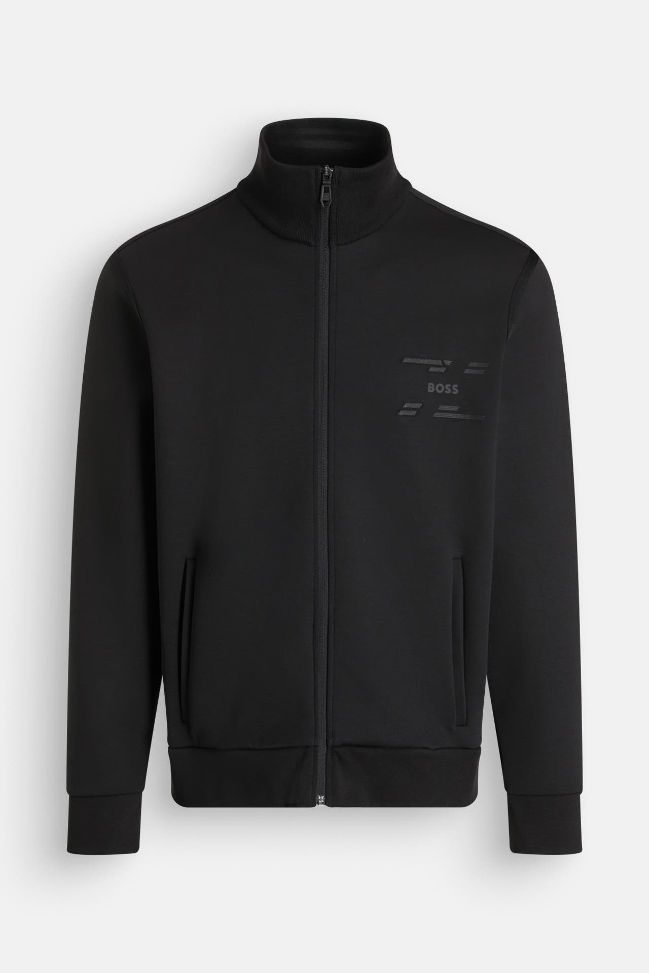 BOSS GREEN Sweatjacke 'Skaz' schwarz, Bild 1