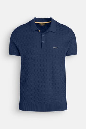 NEW ZEALAND AUCKLAND Strick-Polo nachtblau