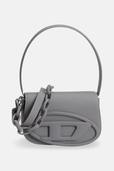 DIESEL Schultertasche grau