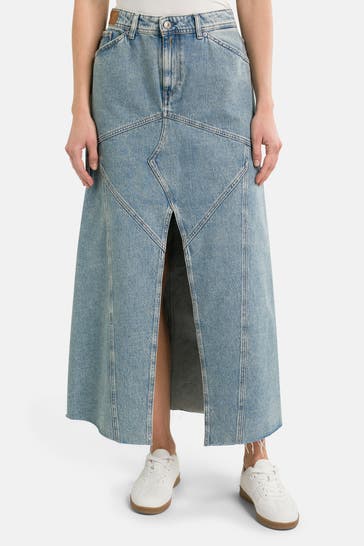 REPLAY Jeansrock hellblau