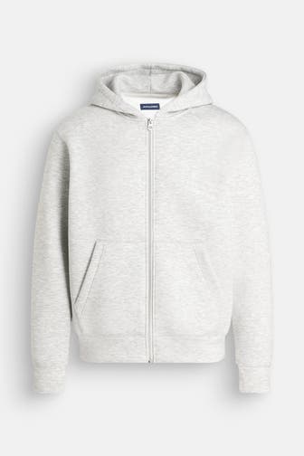 JACK & JONES Sweatjacke hellgrau