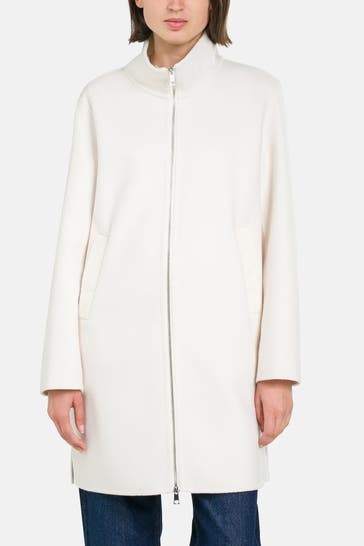 MILESTONE Wollmix-Mantel 'Lyra' creme