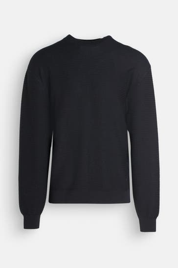 EMPORIO ARMANI Strickpullover nachtblau