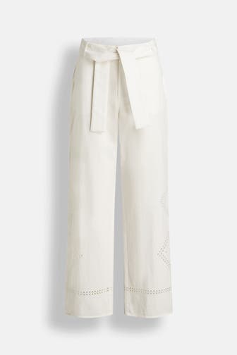 BA&SH Stoffhose 'Marlon' weiß