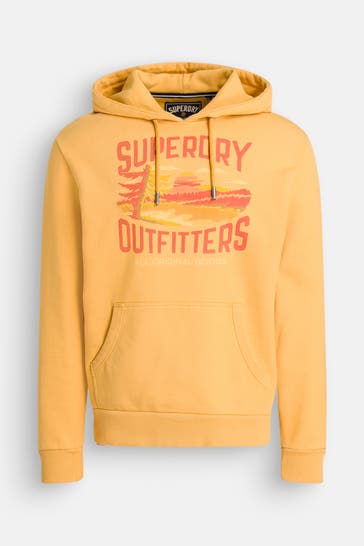 SUPERDRY Hoodie sonnengelb