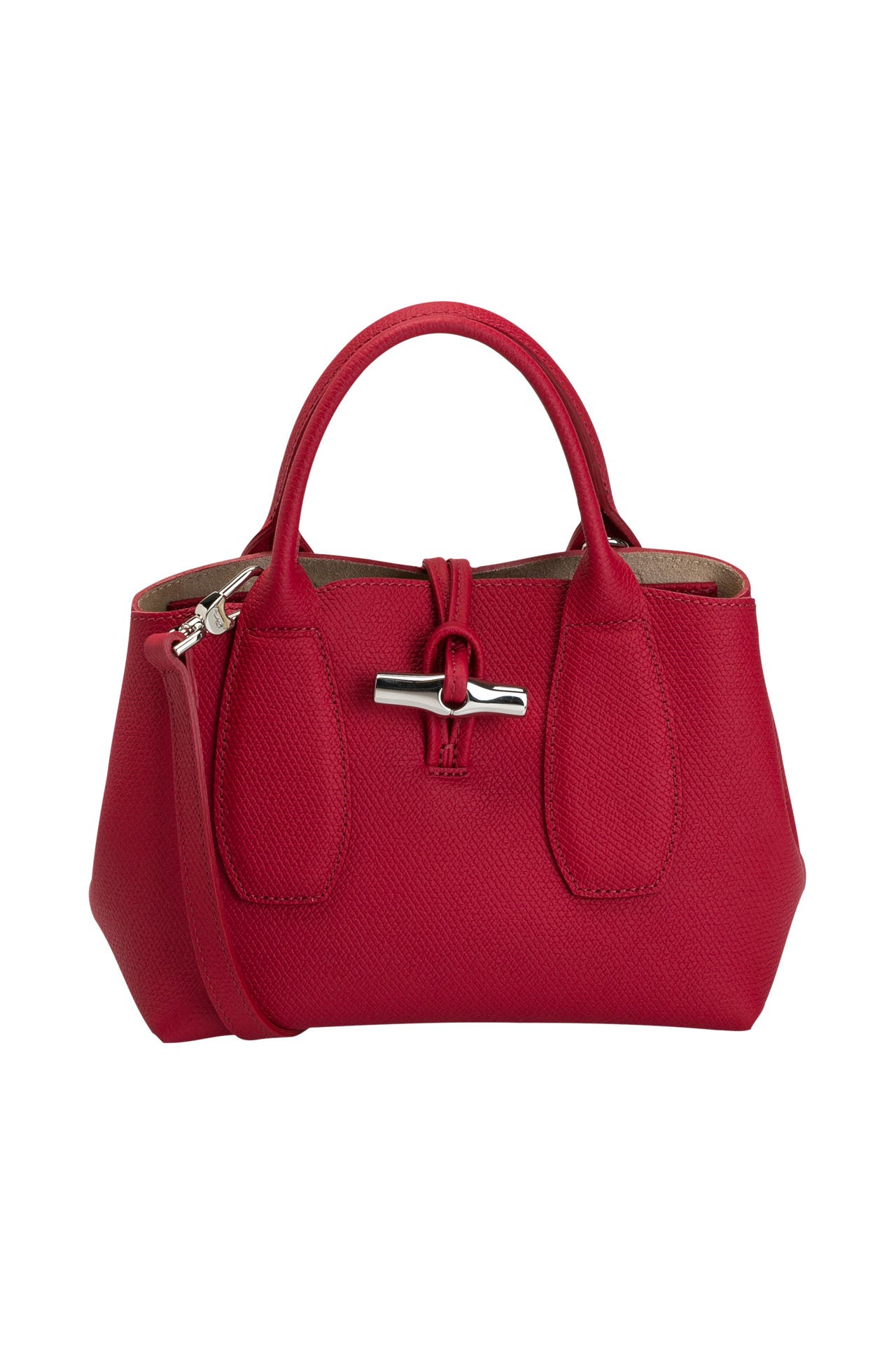 LONGCHAMP Handtasche 'Roseau S' rot » günstig online kaufen | Outletcity