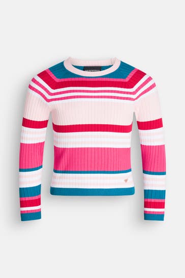 EMPORIO ARMANI Langarmshirt gestreift