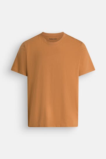 SELECTED T-Shirt camel