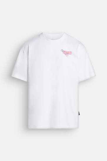 KARL KANI T-Shirt 'Bubblegum' weiß