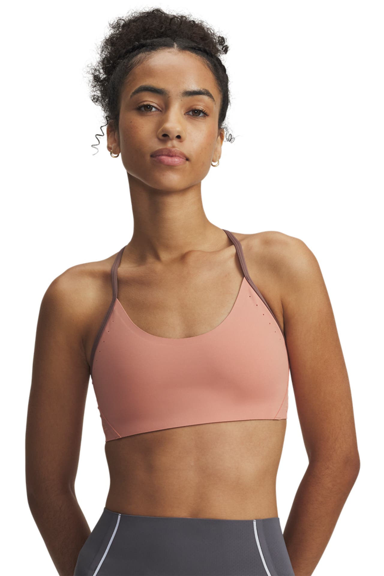UNDER ARMOUR Sport-Bustier 'Halo' apricot, Bild 1