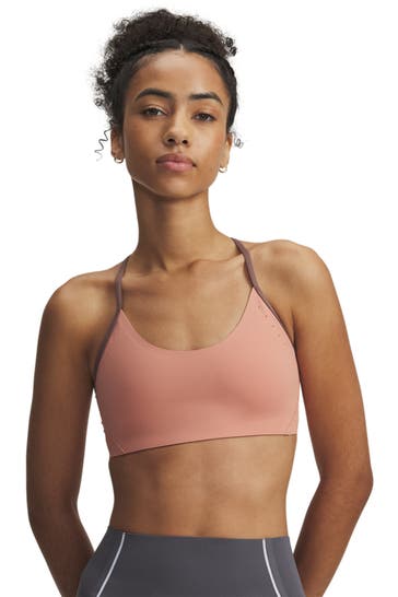 UNDER ARMOUR Sport-Bustier 'Halo' apricot