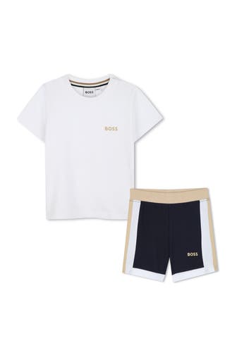 BOSS Set: T-Shirt und Shorts