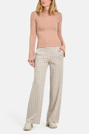 RAFFAELLO ROSSI Stoffhose gemustert