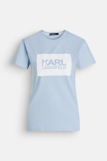KARL LAGERFELD T-Shirt hellblau