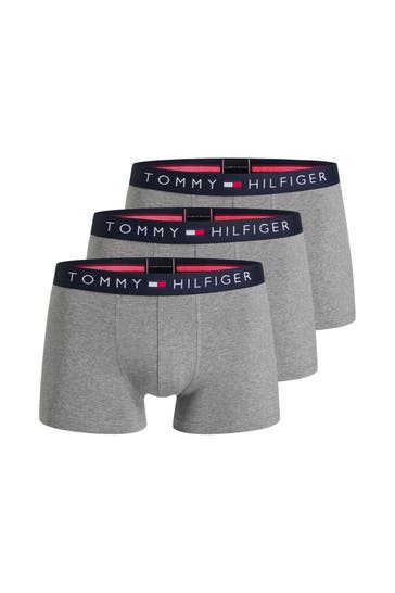 TOMMY HILFIGER 3er-Pack Boxer Trunks grau