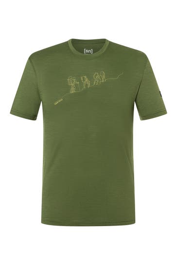 SUPER.NATURAL T-Shirt waldgrün