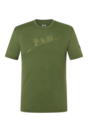 SUPER.NATURAL T-Shirt waldgrün