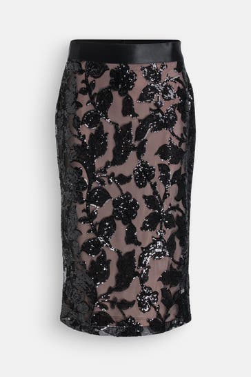 JOSEPH RIBKOFF Bleistiftrock schwarz 