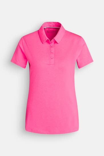 UNDER ARMOUR Polo-Shirt 'Zinger' neonpink
