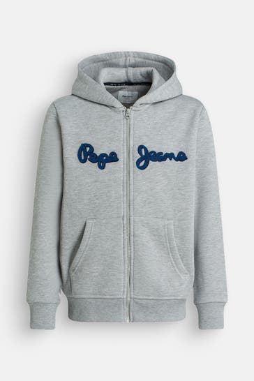 PEPE JEANS Strickjacke 'Lamonty' grau
