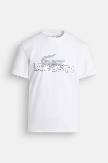 LACOSTE T-Shirt weiß